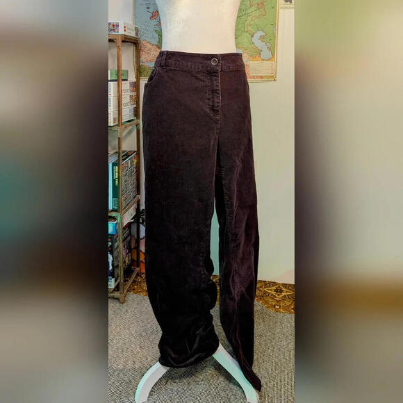 💜Plum Encore Corduroy Pants, Women's Size 18 - Picture 2 of 4